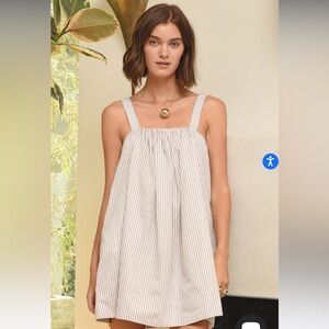 GREYLIN STRIPED MINI DRESS